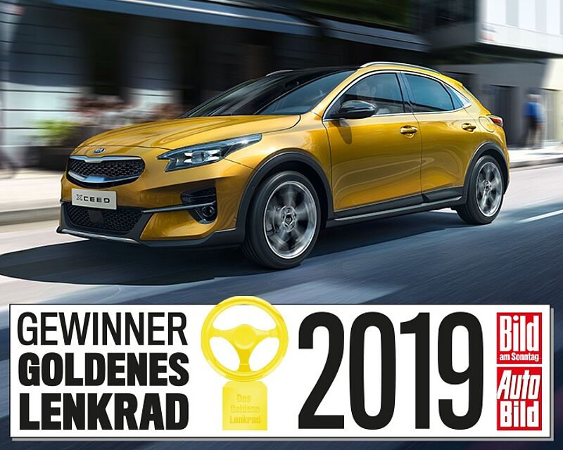 Goldenes Lenkrad für Kia Xceed
